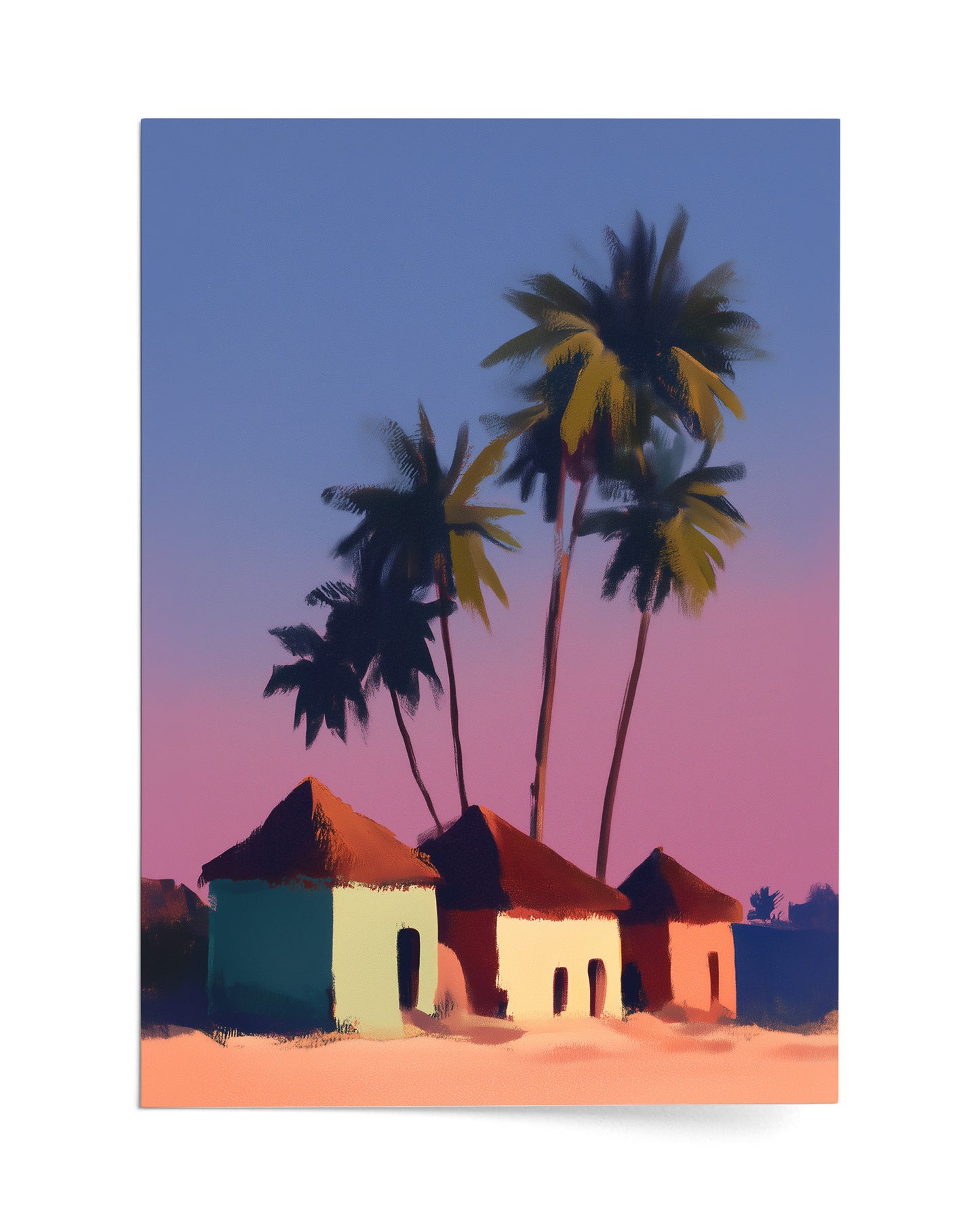 Village Dreams at Dusk