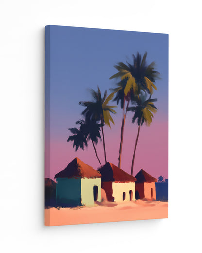 Village Dreams at Dusk