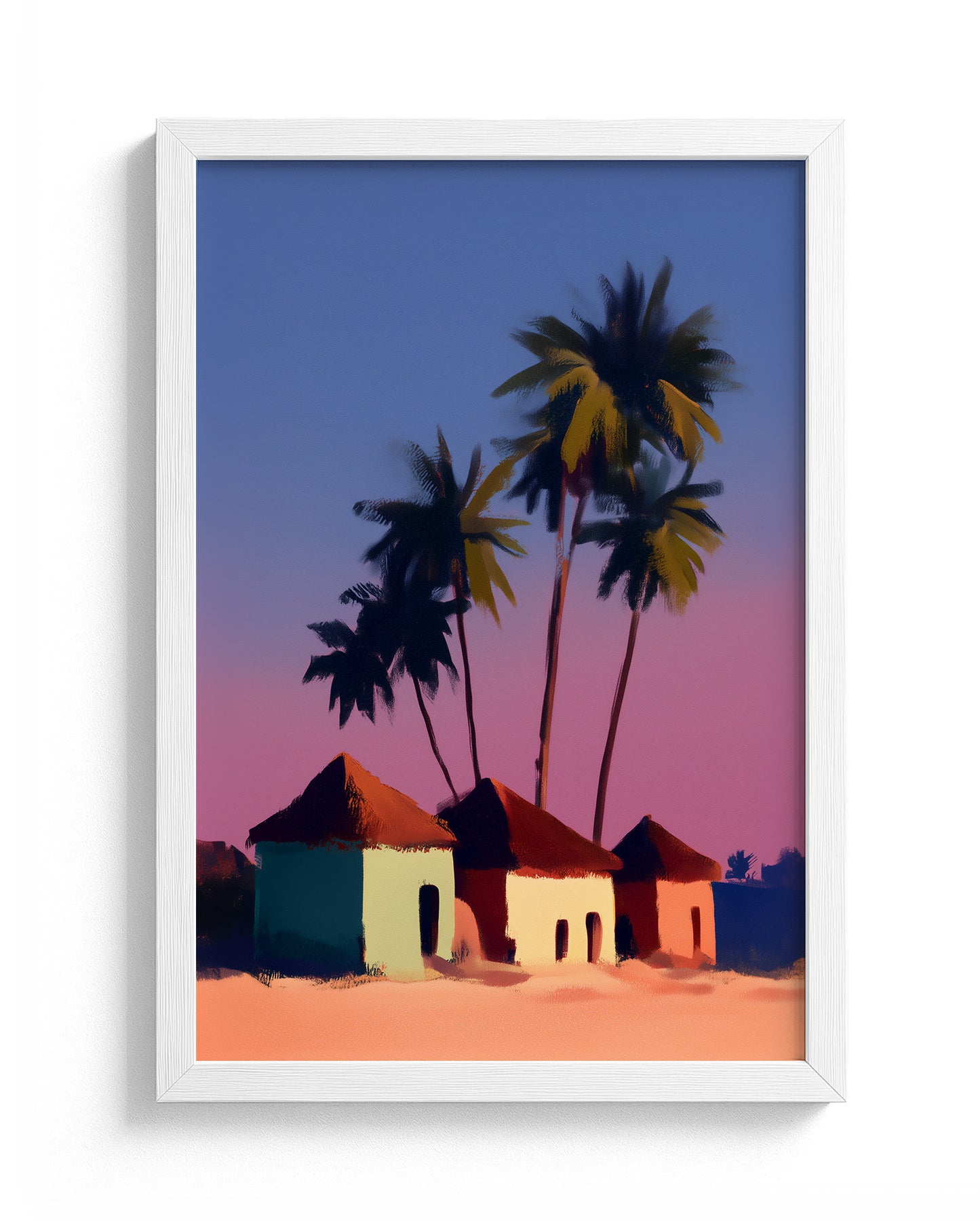 Village Dreams at Dusk