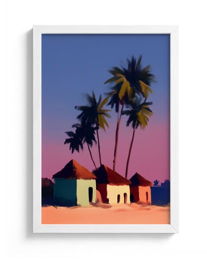 Village Dreams at Dusk