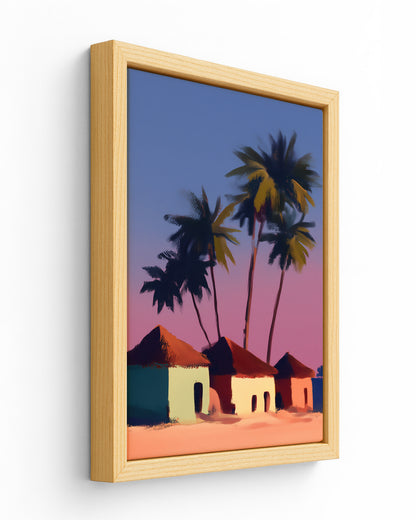 Village Dreams at Dusk