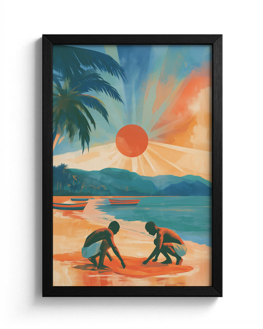 Dawn Catch - Black Frame Main