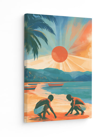 Dawn Catch - Slim Canvas