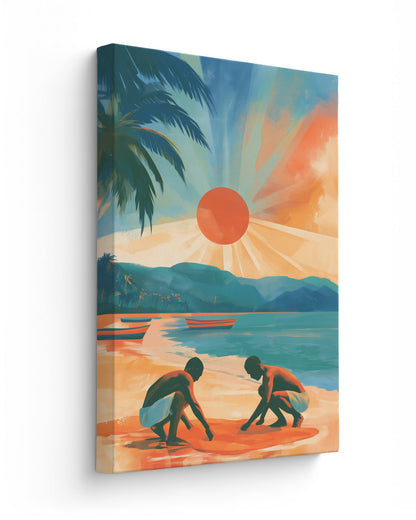 Dawn Catch - Thick Canvas
