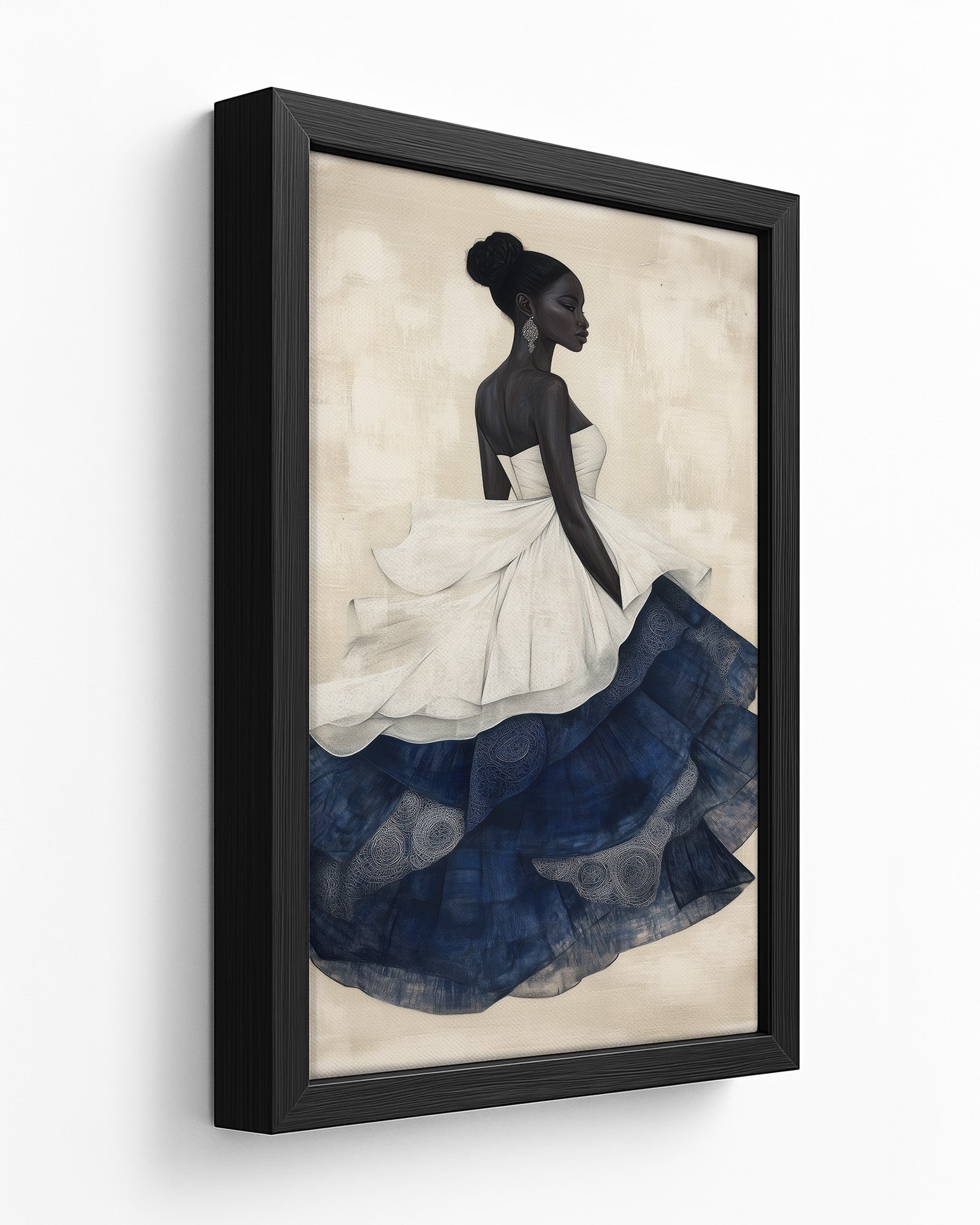 Dazzle in a Blue Dress Kultured Art Dazzle in a Blue Dress Kultured Art