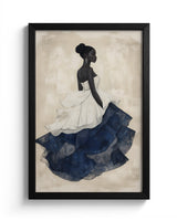 Dazzle in a Blue Dress