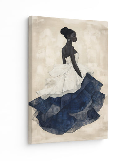 Dazzle in a Blue Dress