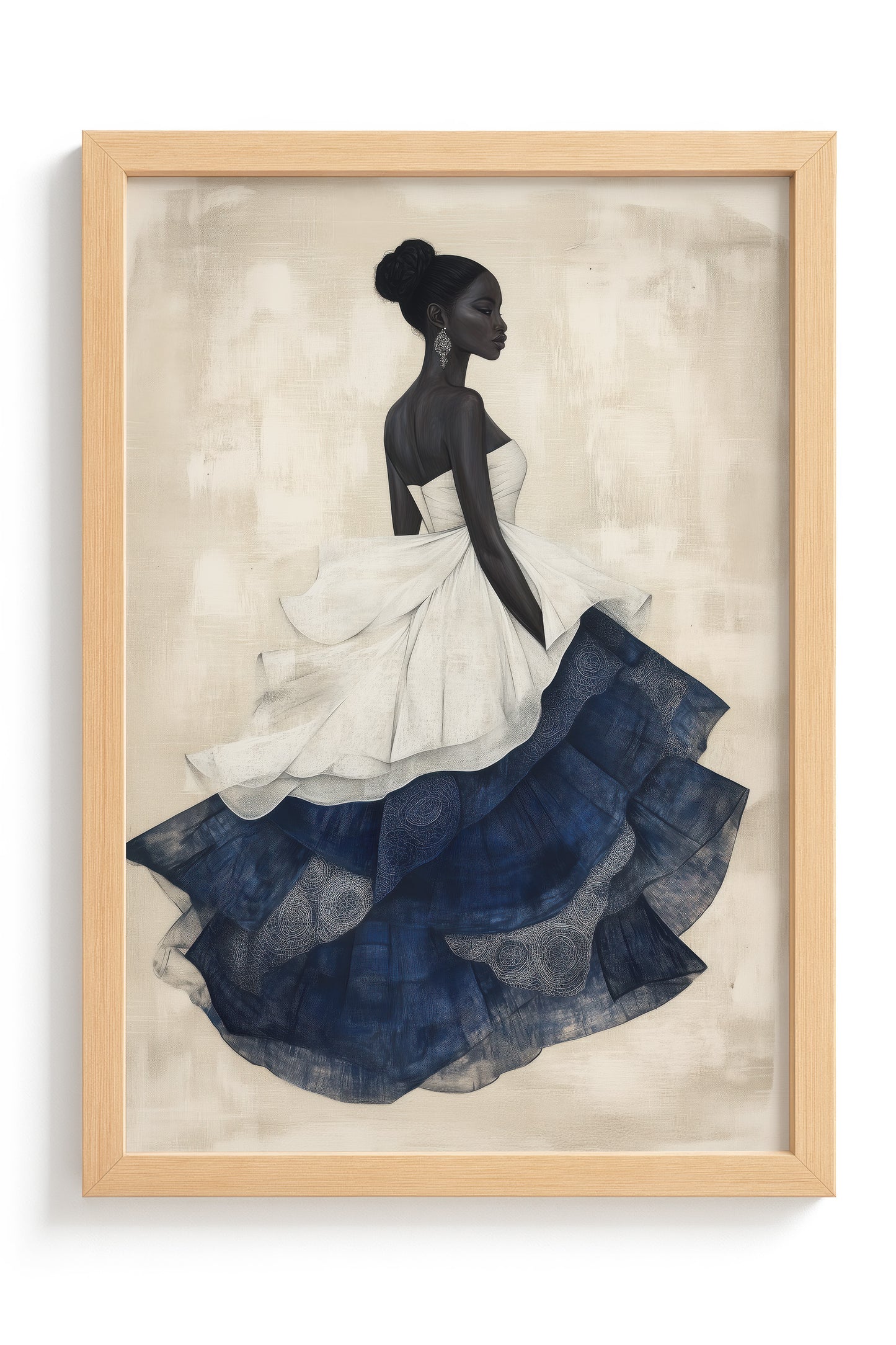 Dazzle in a Blue Dress