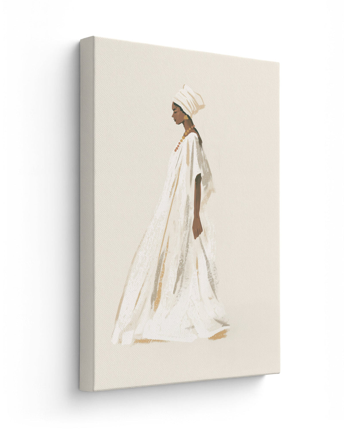 Dressed in White - Thick Canvas