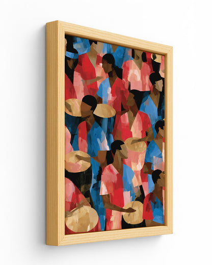 Drumbeat - Wood Framed Canvas