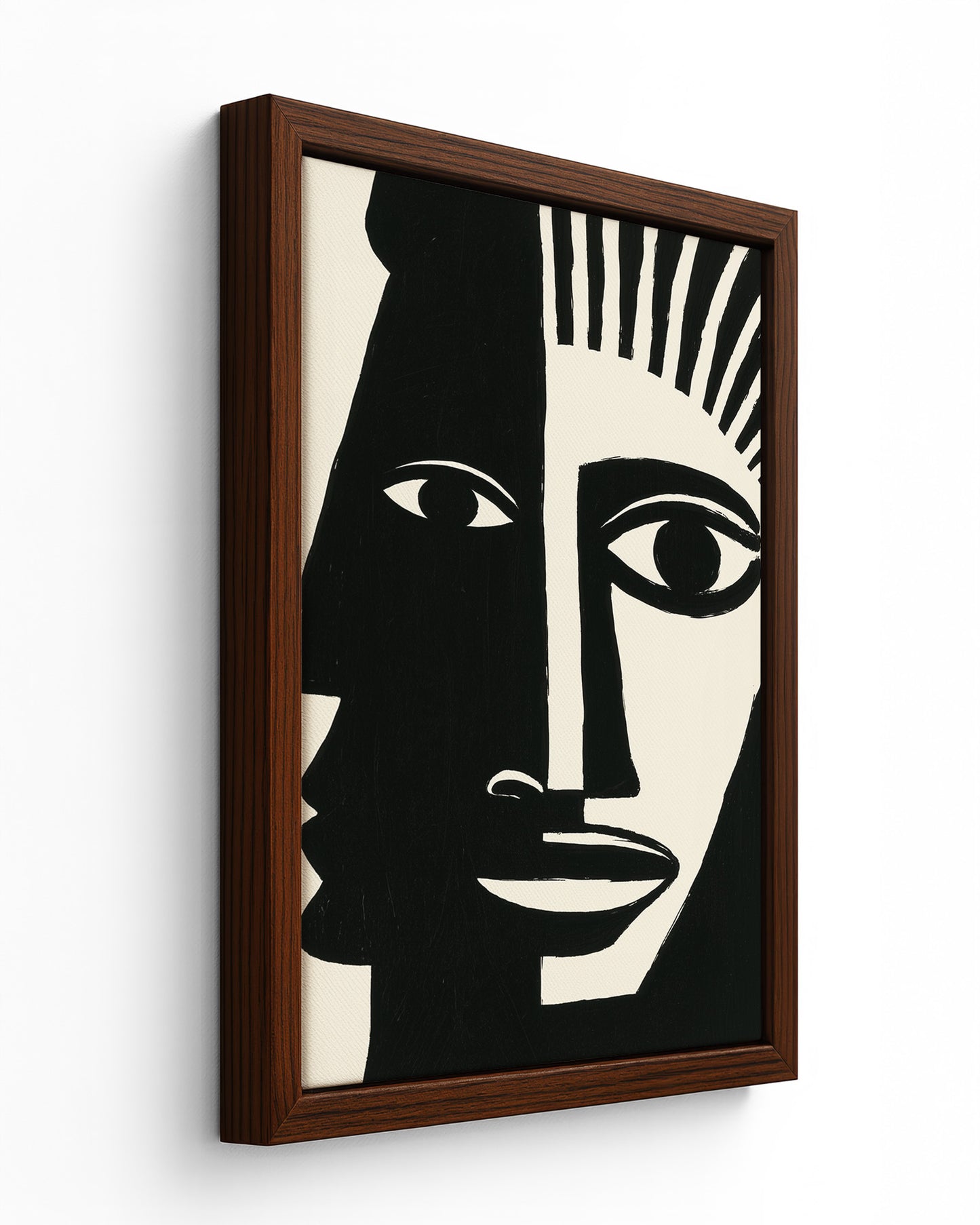 Duality - Black Framed Canvas