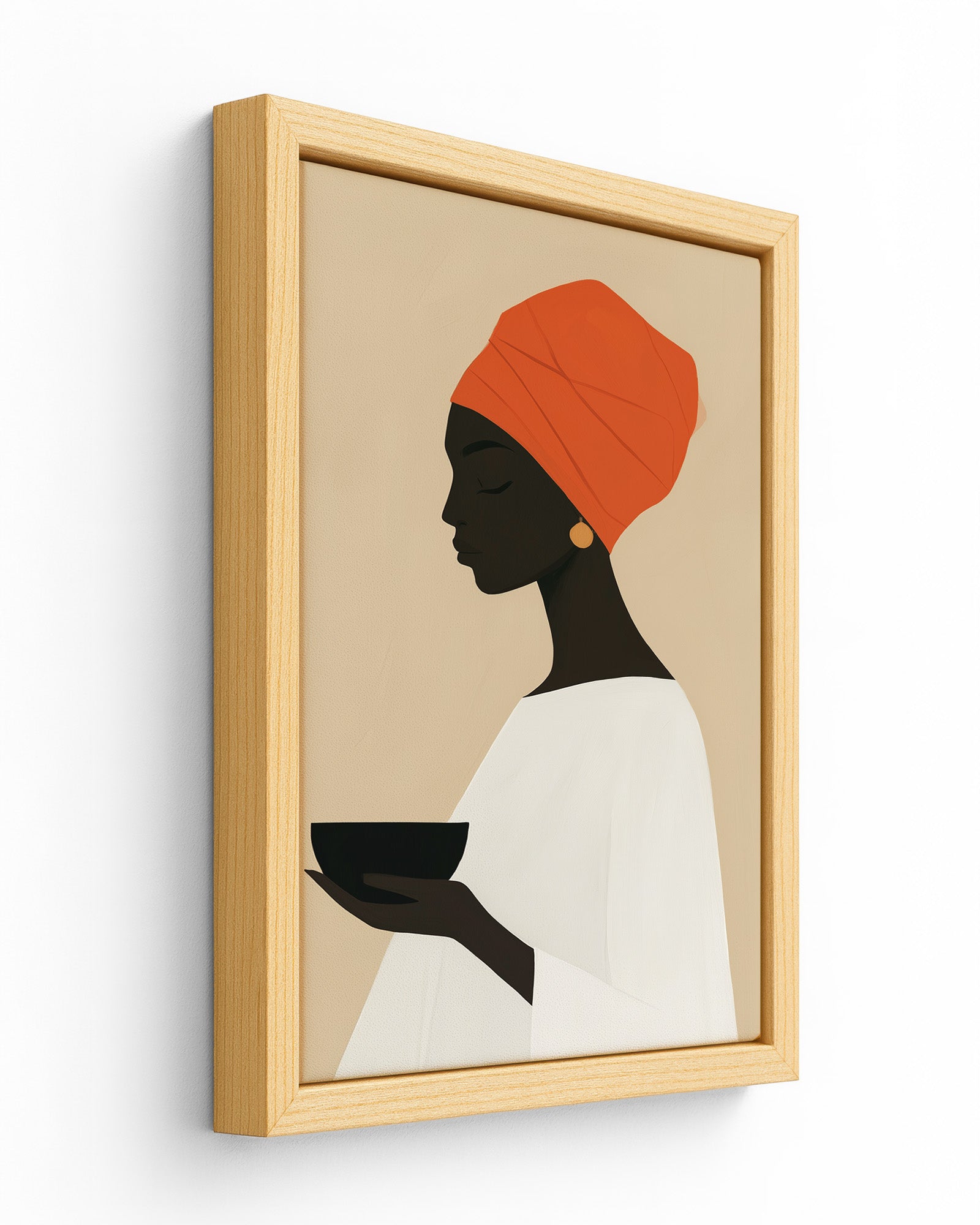 Earthenware - Wood Framed Canvas