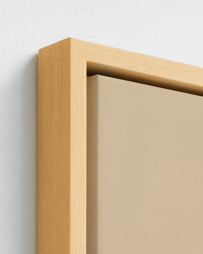 Earthenware - Wood Framed Canvas Detail