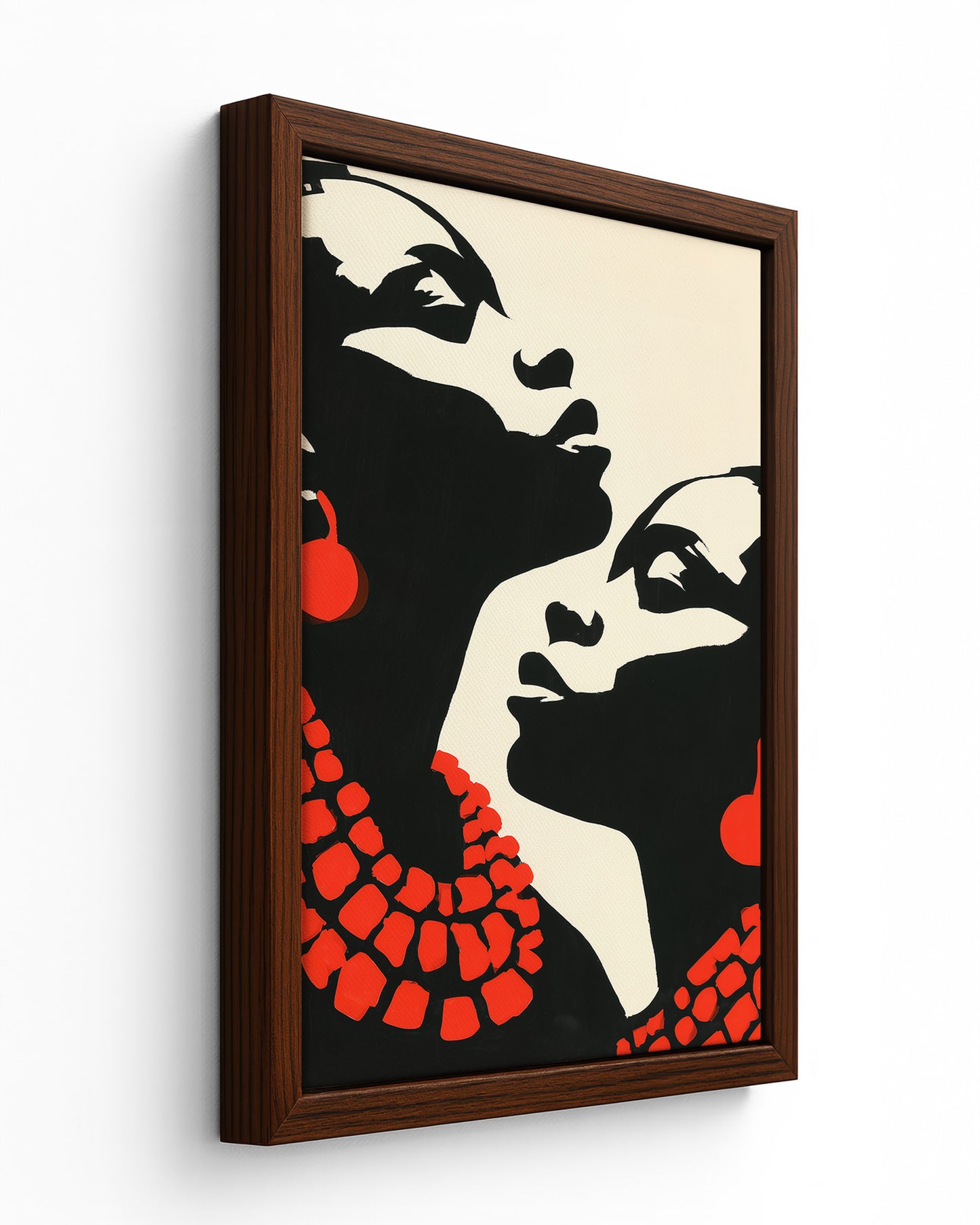Ejima - Black Framed Canvas
