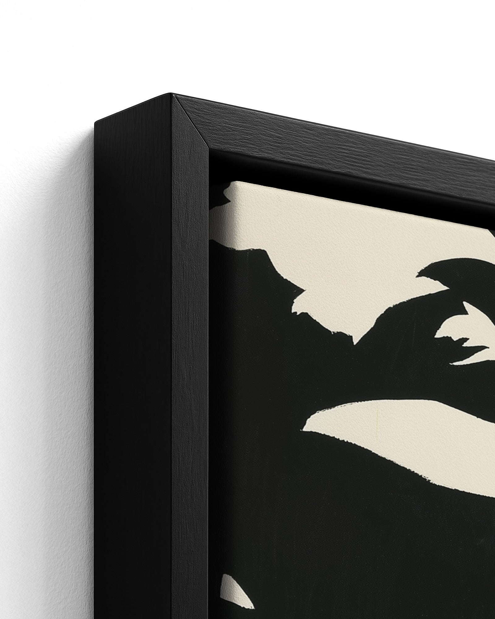 Ejima - Black Framed Canvas Detail