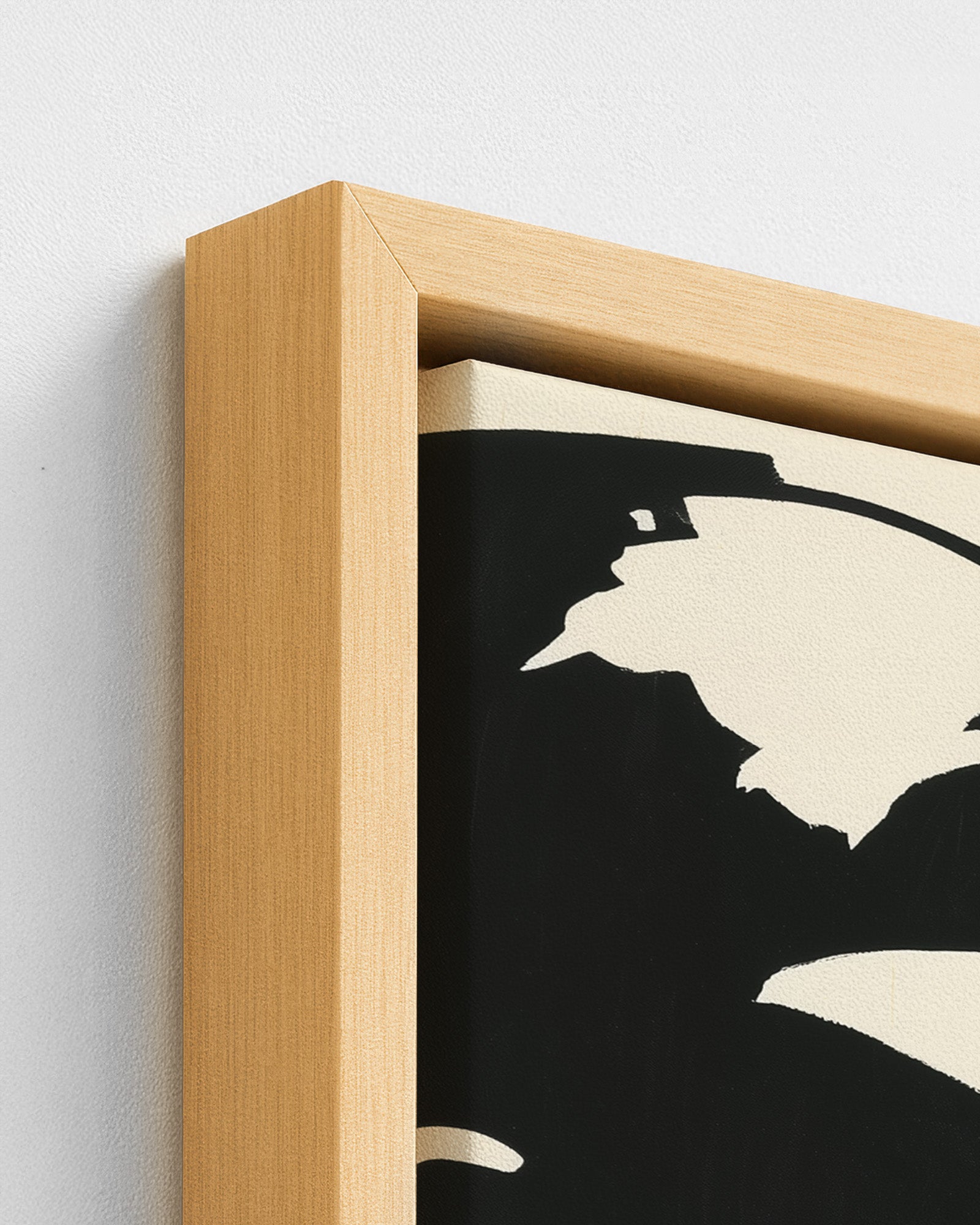 Ejima - Wood Framed Canvas Detail