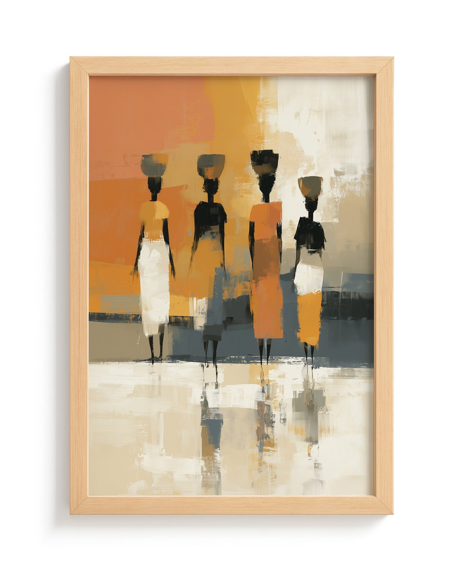 Evening Stream - Wood Frame