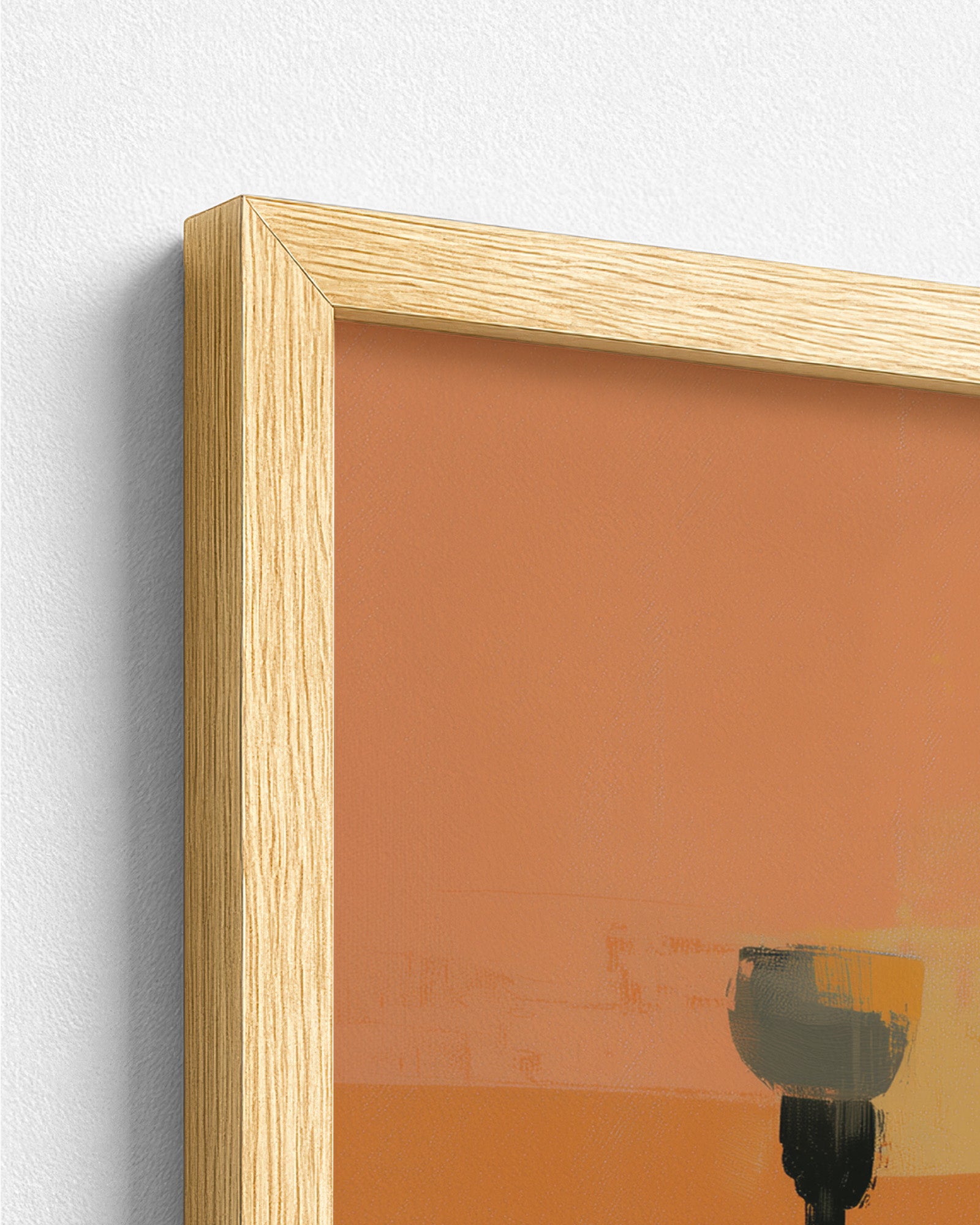 Evening Stream - Wood Frame Detail