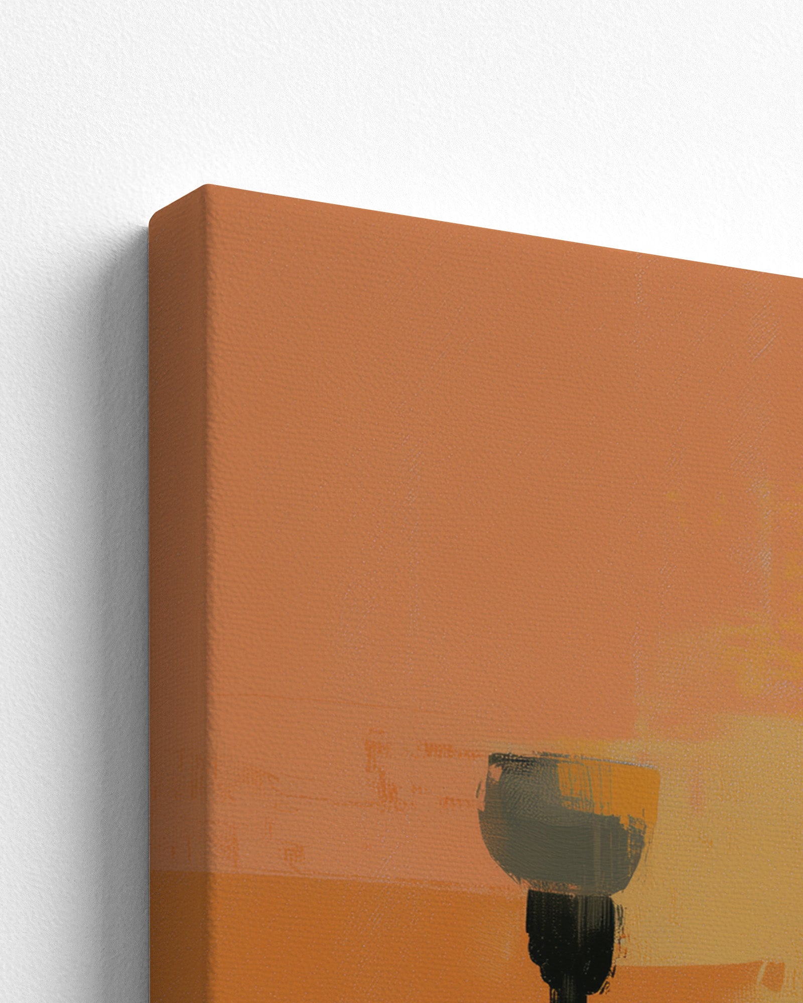 Evening Stream - Thick Canvas Detail