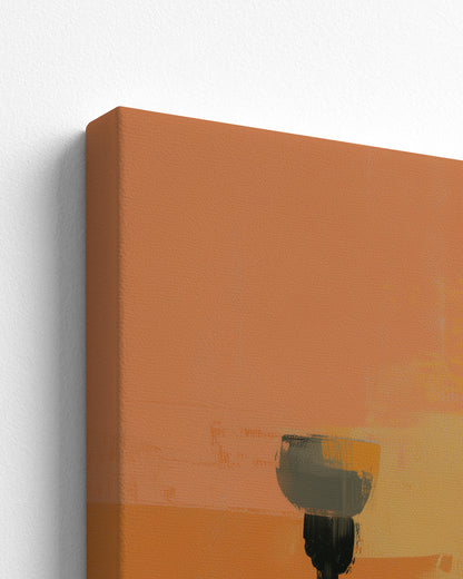 Evening Stream - Thick Canvas Detail