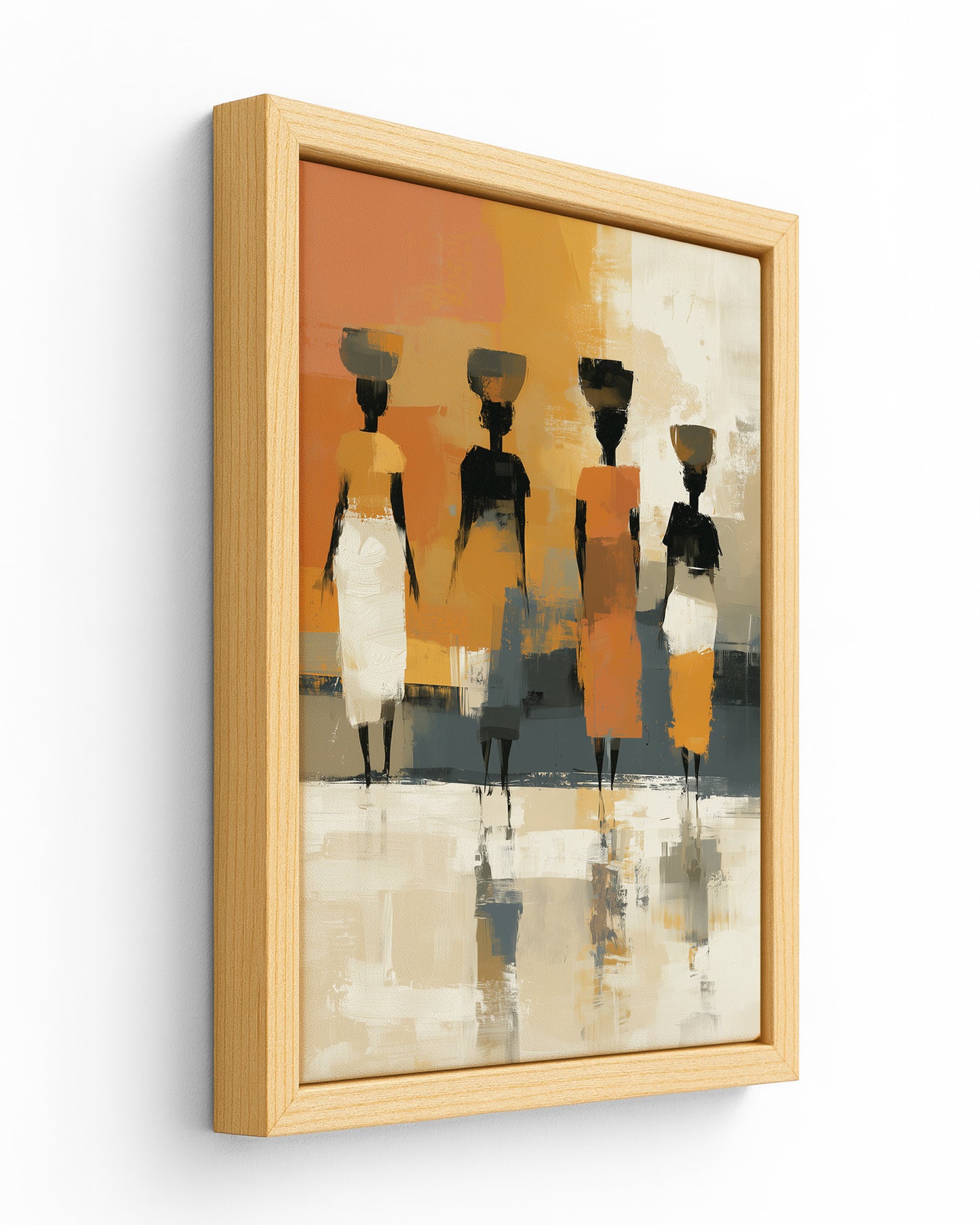 Evening Stream - Wood Framed Canvas