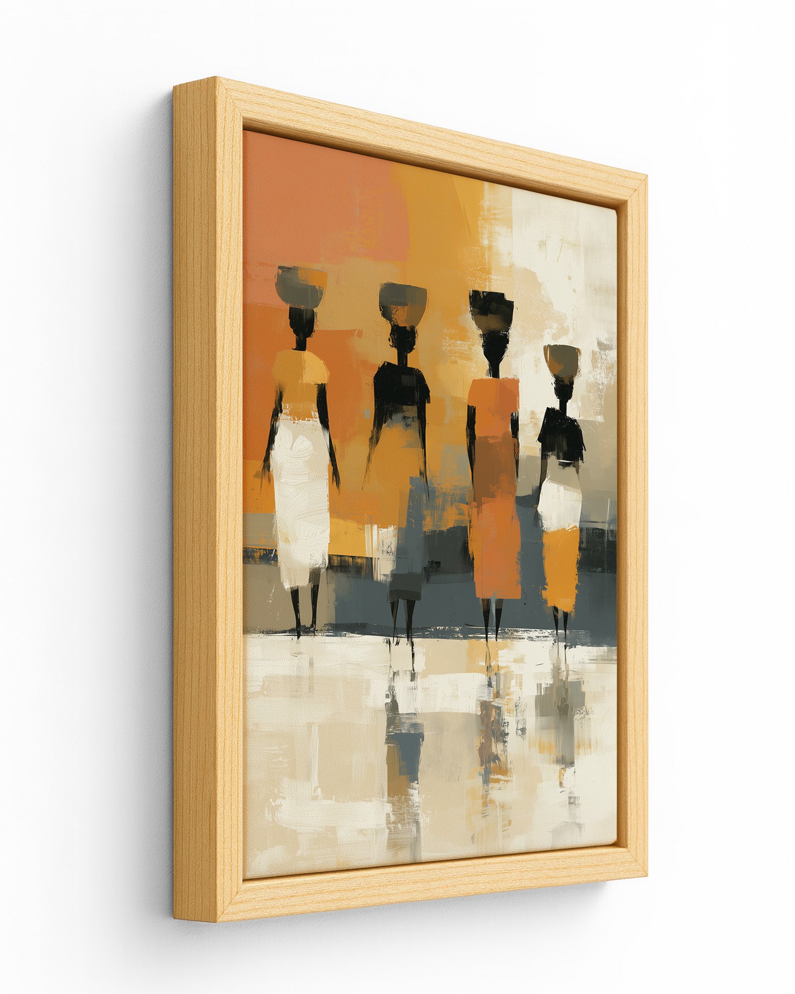 Evening Stream - Wood Framed Canvas