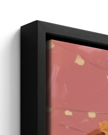 Forró - Black Framed Canvas Detail