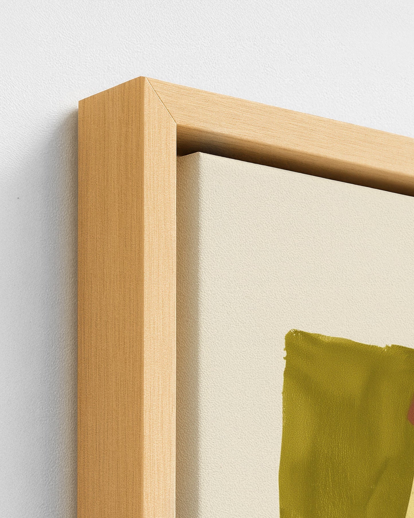 Fresh Paint - Wood Framed Canvas Detail