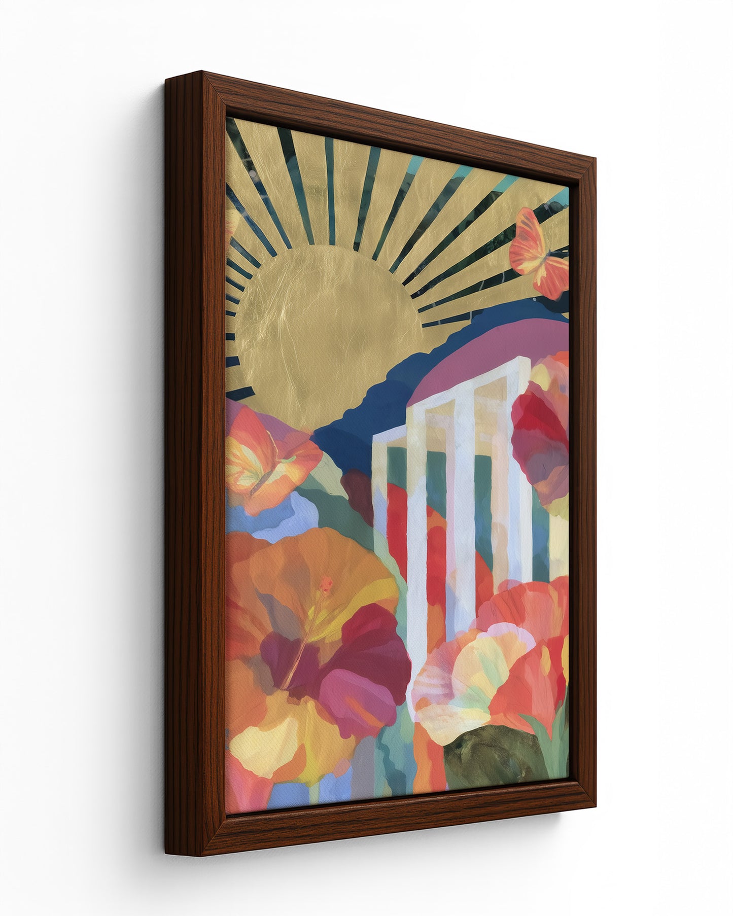Gilded - Black Framed Canvas