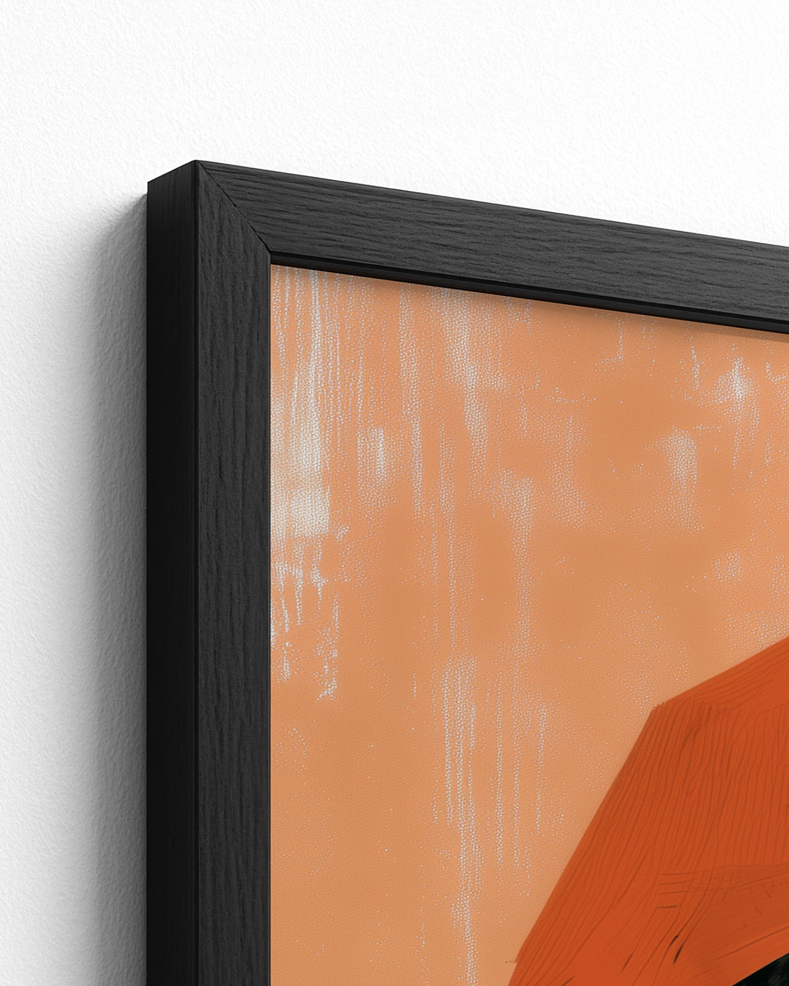 Golden Hoop - Black Frame