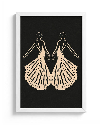 Hand in Hand - White Frame Main