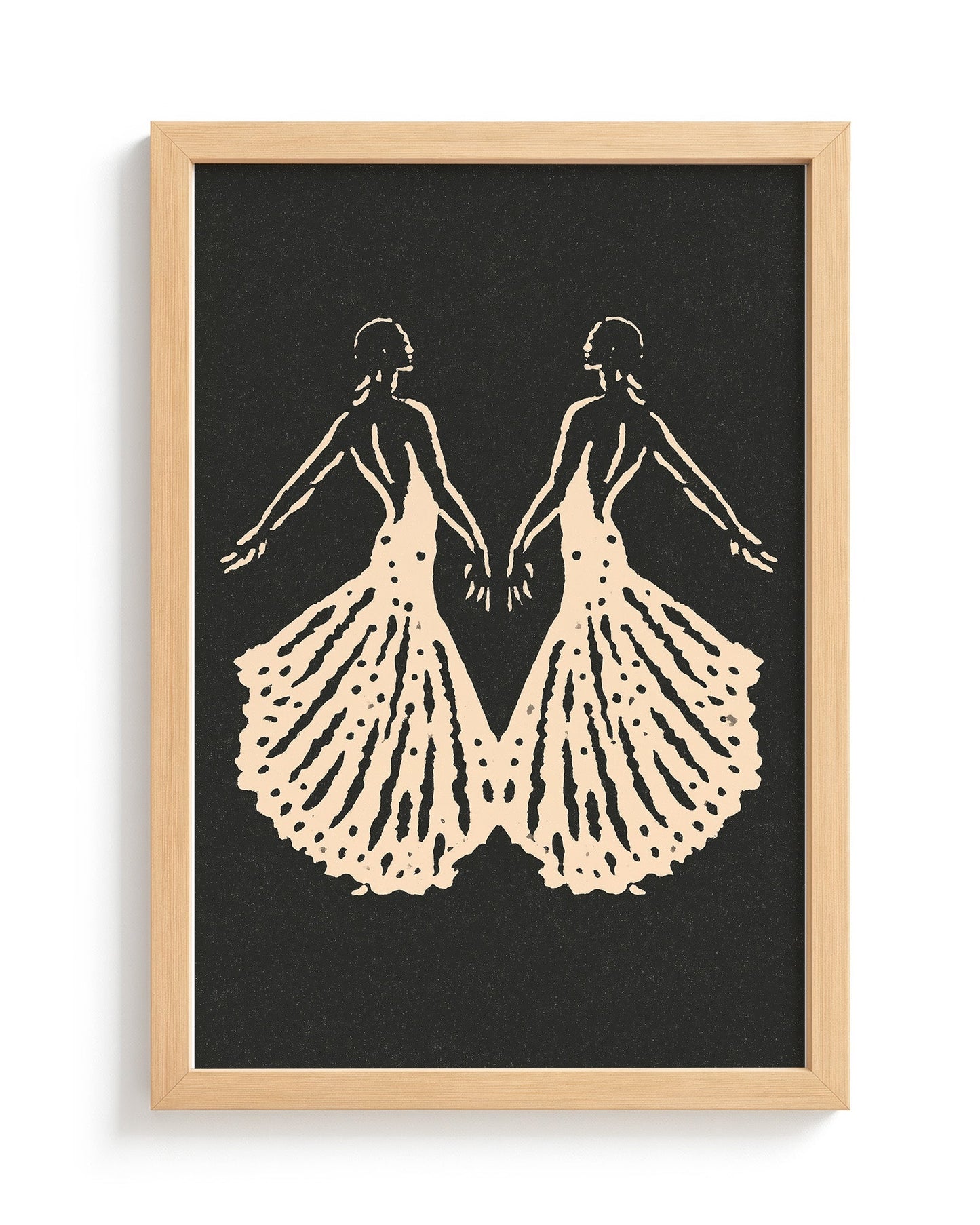 Hand in Hand - Wood Frame