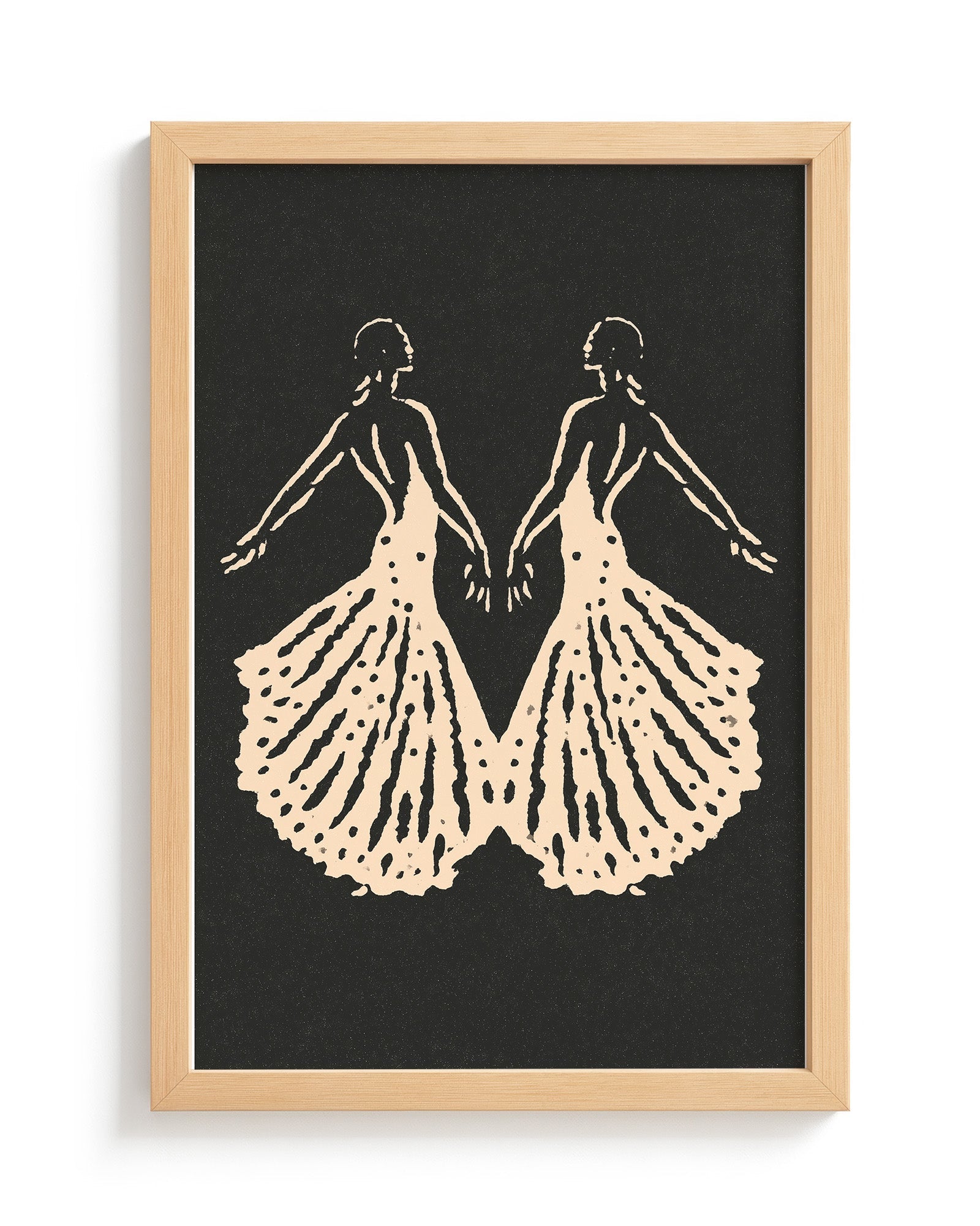 Hand in Hand - Wood Frame