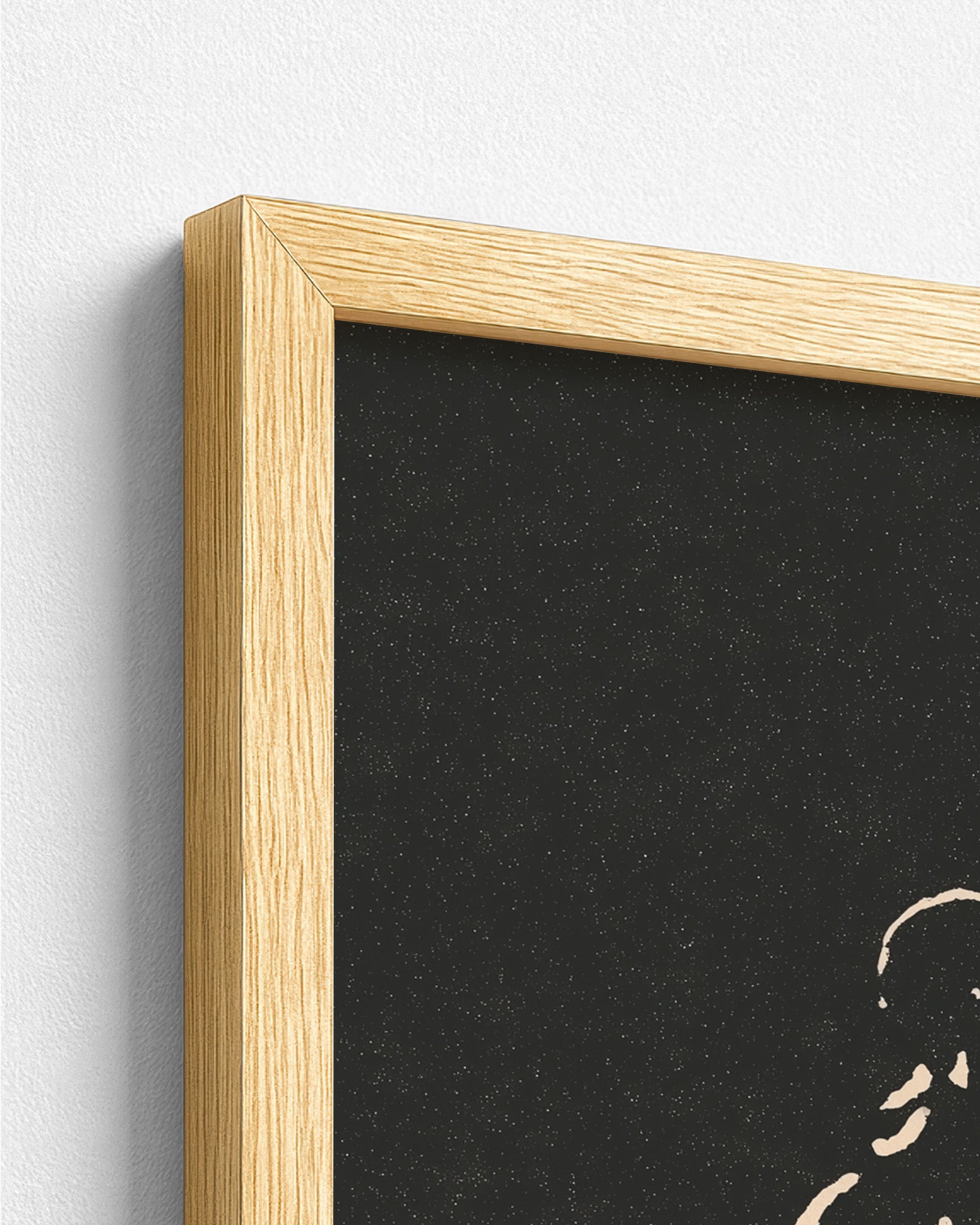 Hand in Hand - Wood Frame Detail
