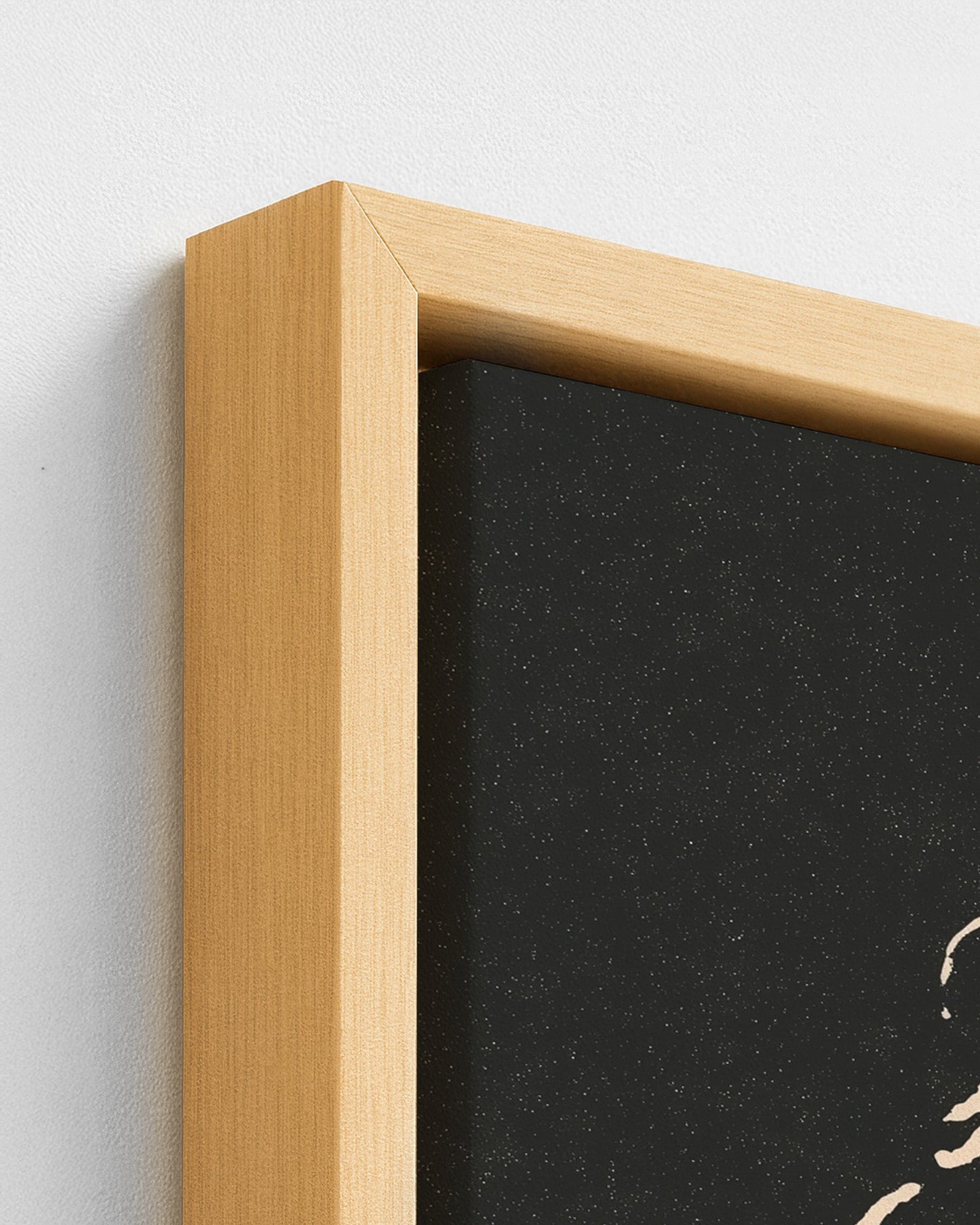 Hand in Hand - Wood Framed Canvas Detail