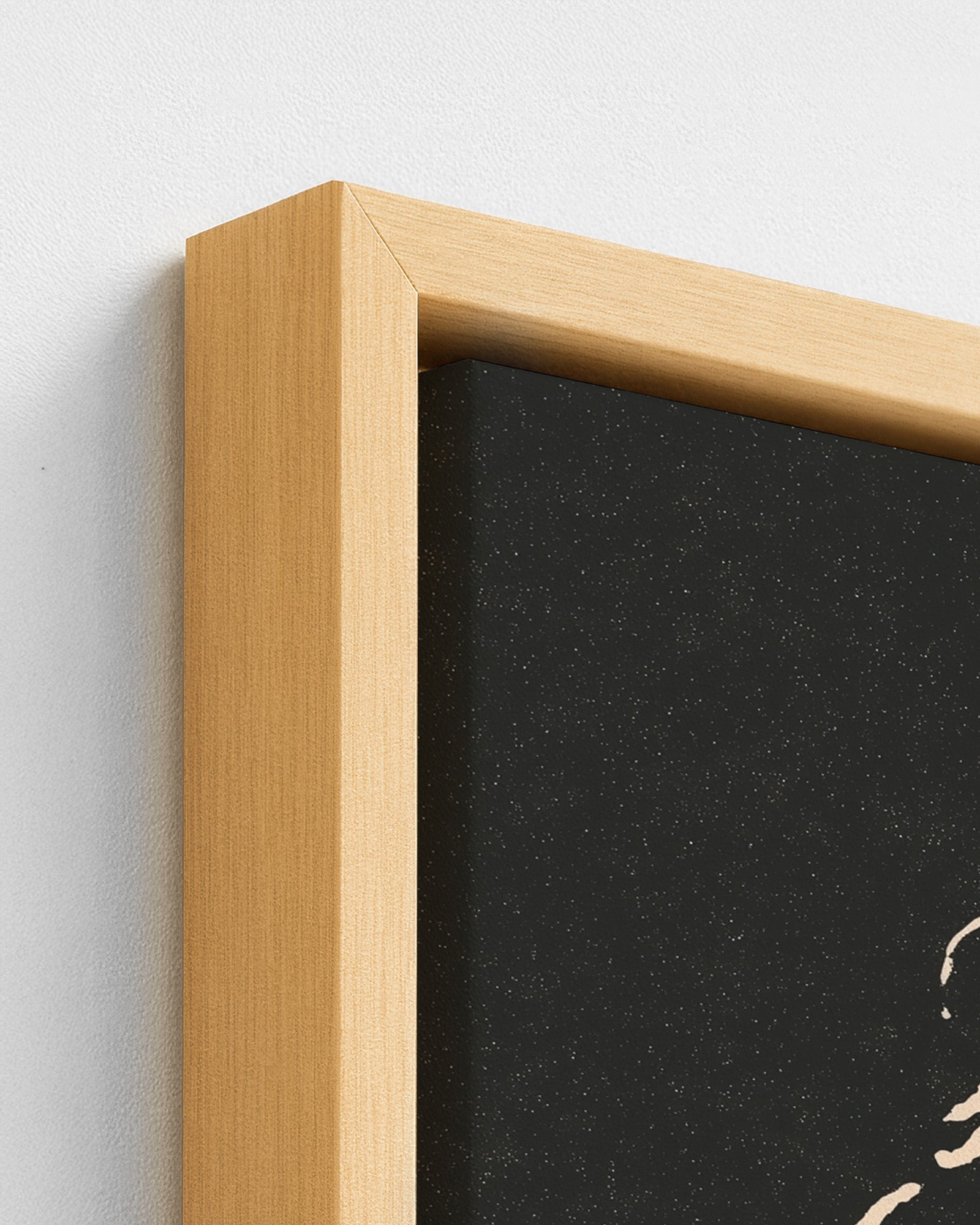Hand in Hand - Wood Framed Canvas Detail
