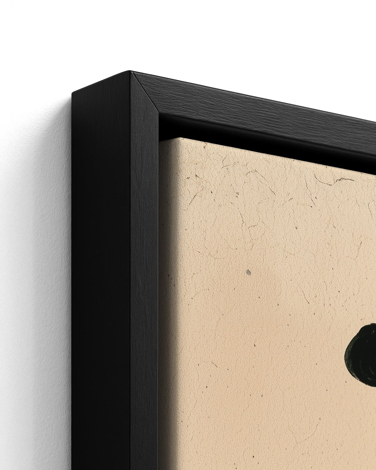 Her Colours - Black Framed Canvas Detail