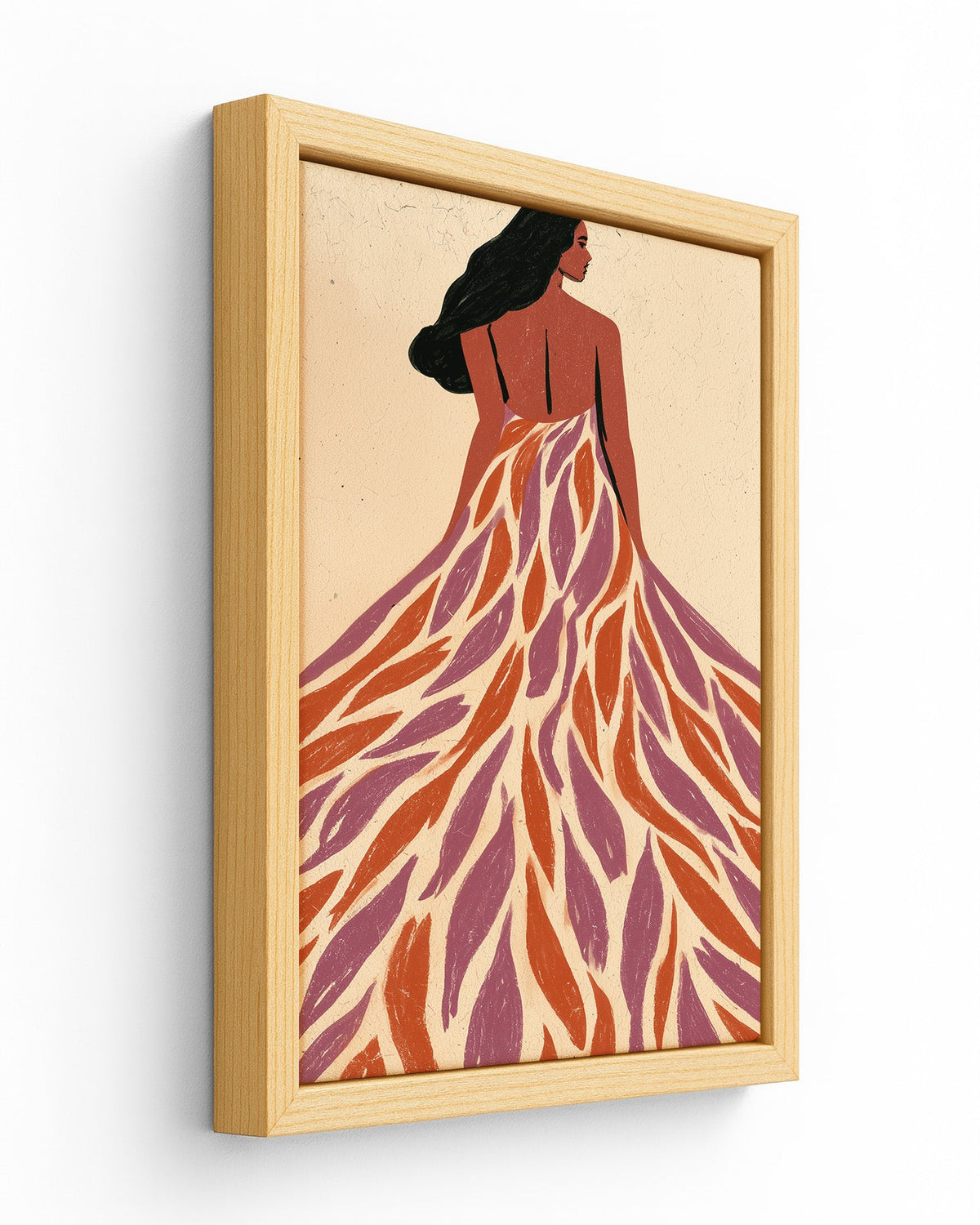 Her Colours - Wood Framed Canvas