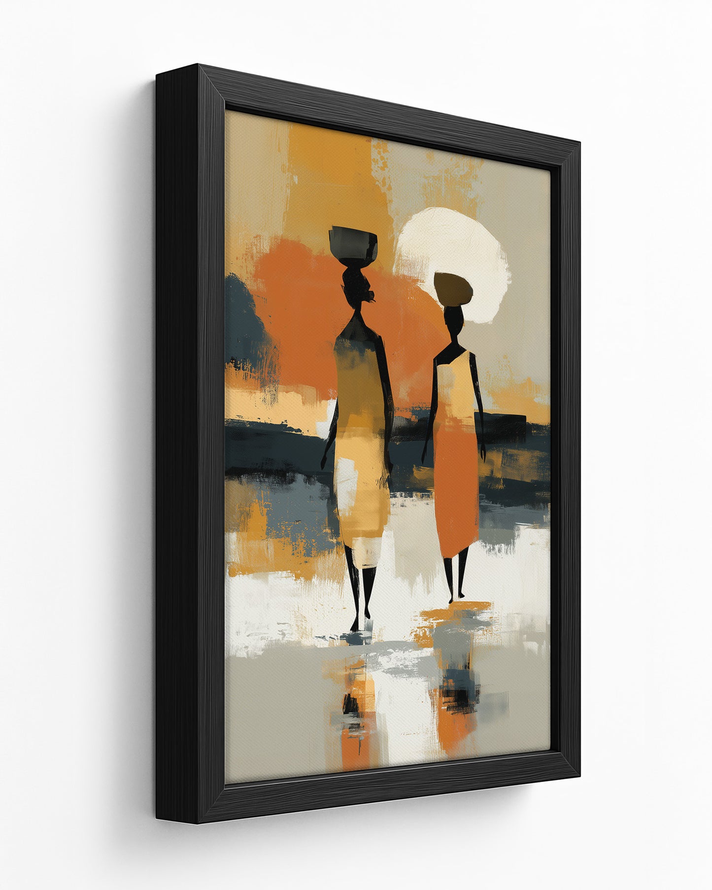 Homeward - Dark Wood Framed Canvas