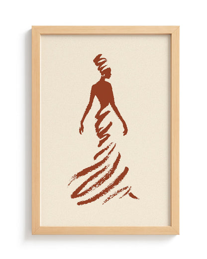 In Motion - Wood Frame