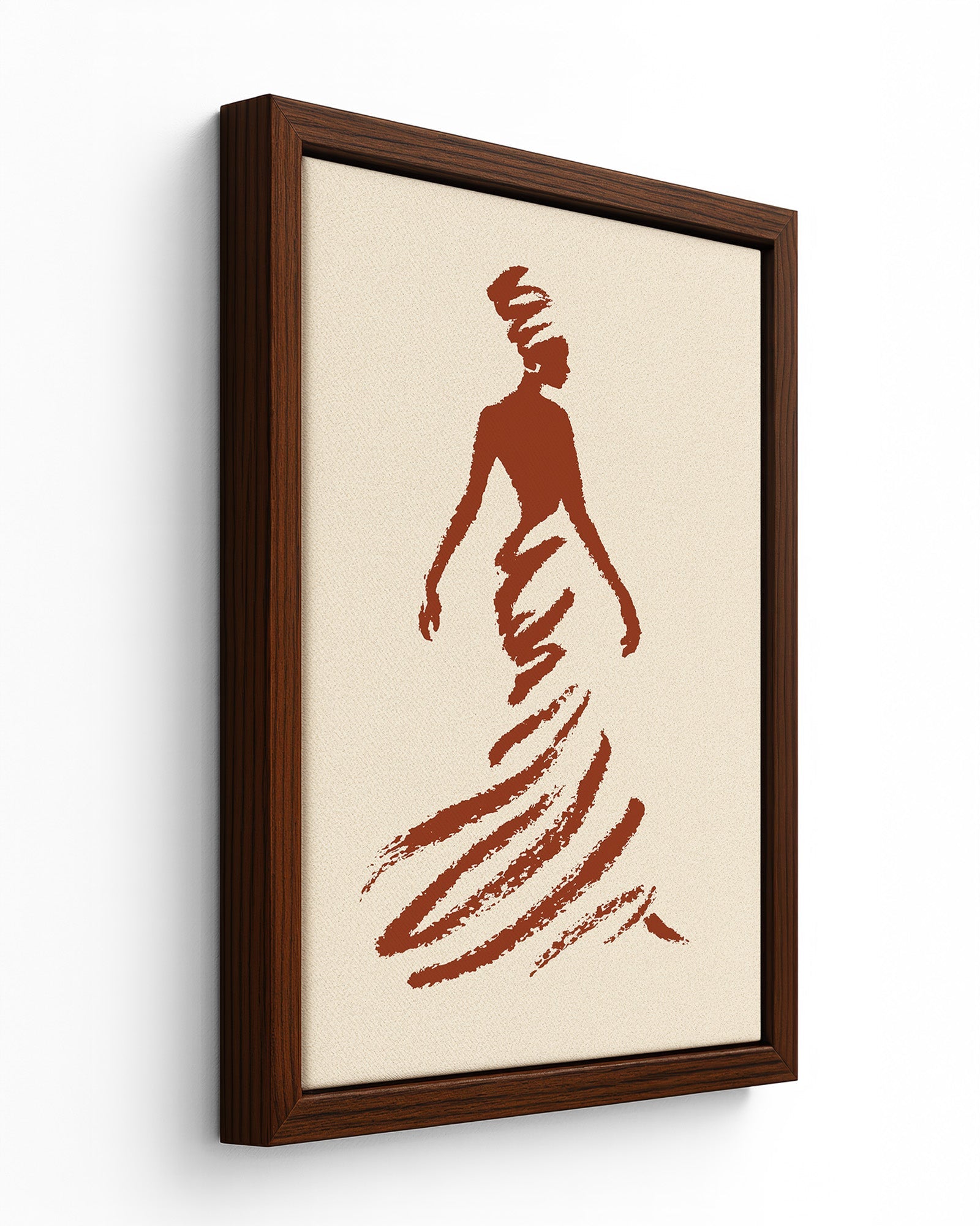 In Motion - Black Framed Canvas