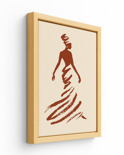 In Motion - Wood Framed Canvas
