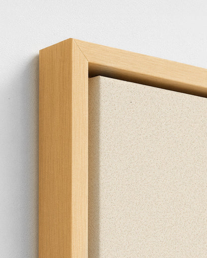 In Motion - Wood Framed Canvas Detail