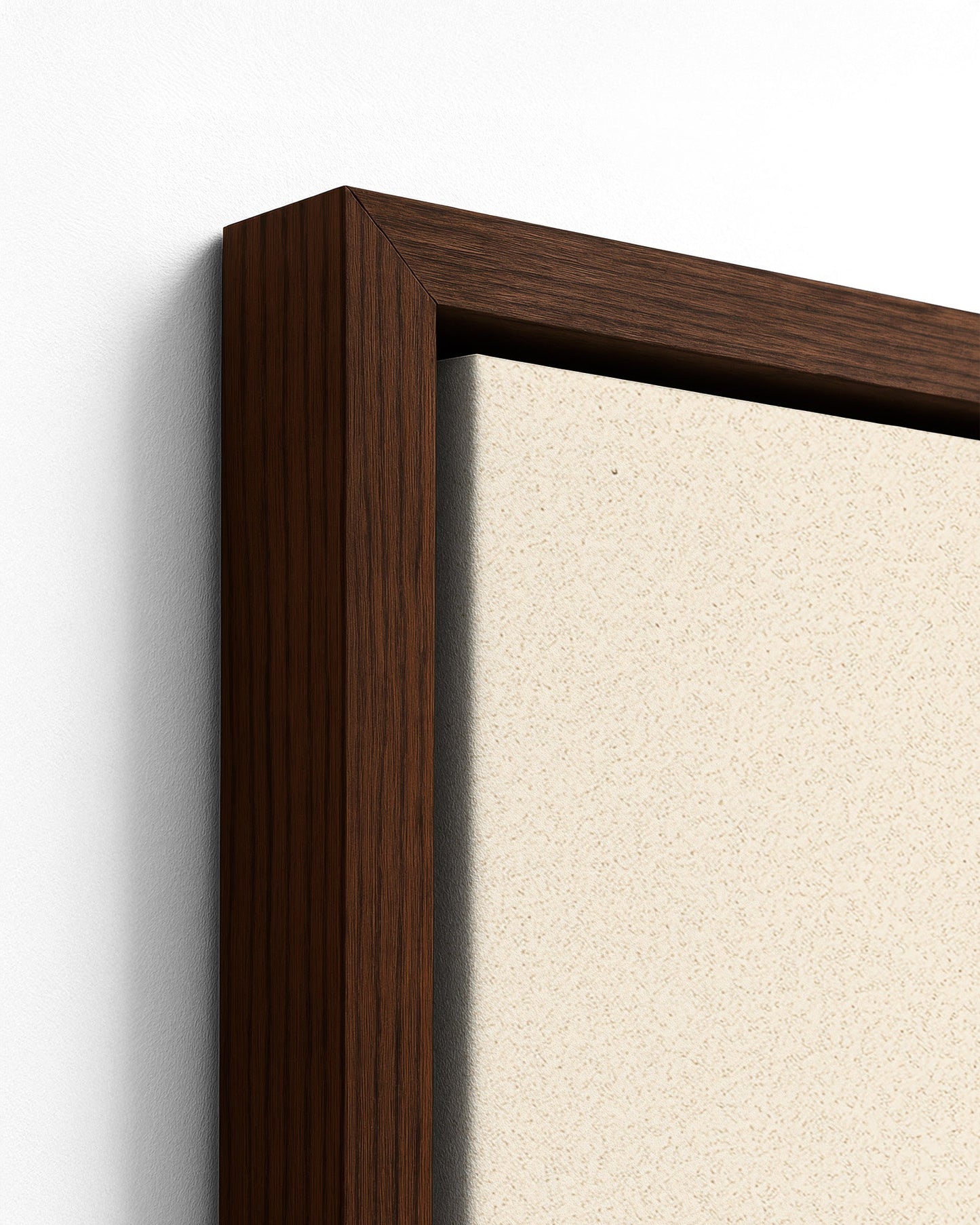 In Motion - Dark Wood Framed Canvas Detail