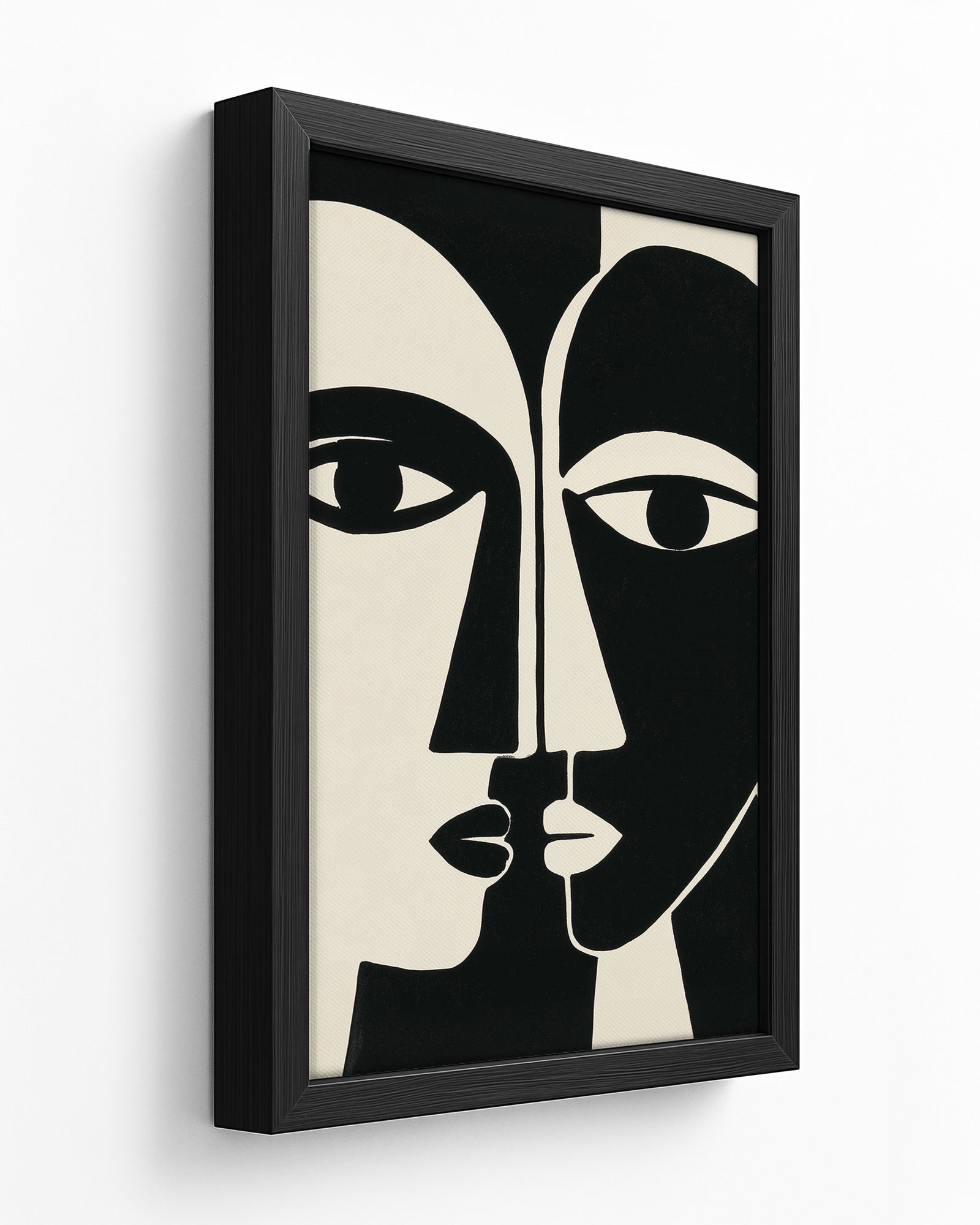 Kindred - Dark Wood Framed Canvas