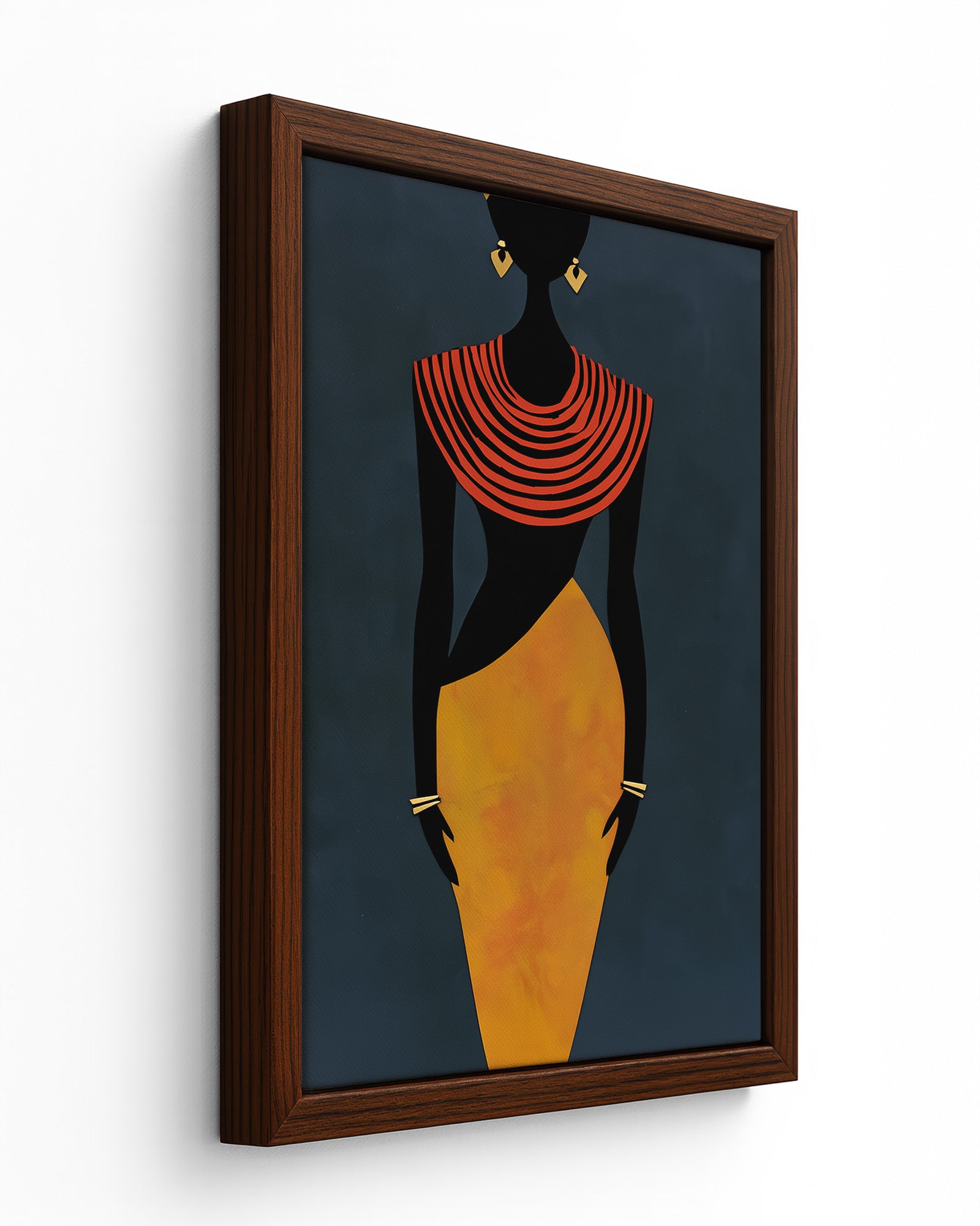 Marigold - Black Framed Canvas