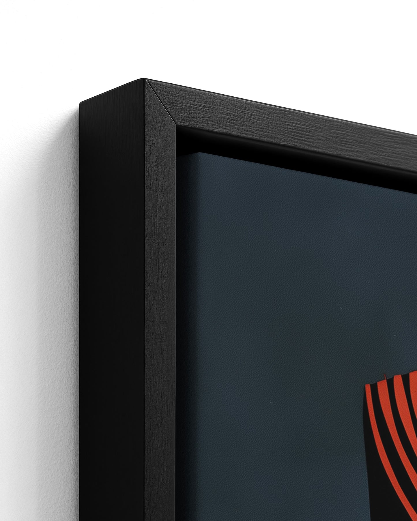 Marigold - Black Framed Canvas Detail