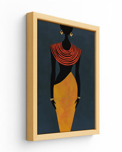 Marigold - Wood Framed Canvas