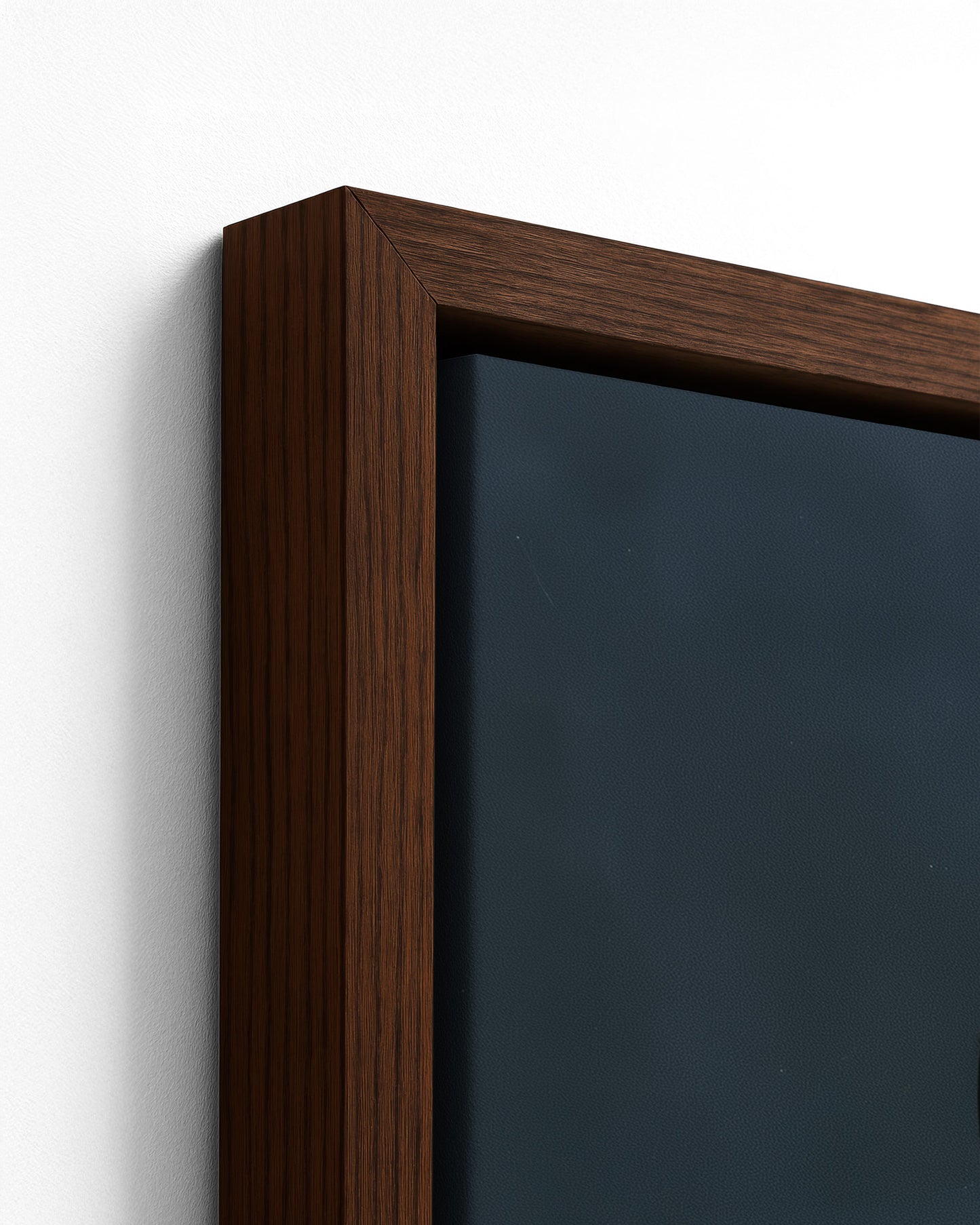 Marigold - Dark Wood Framed Canvas Detail