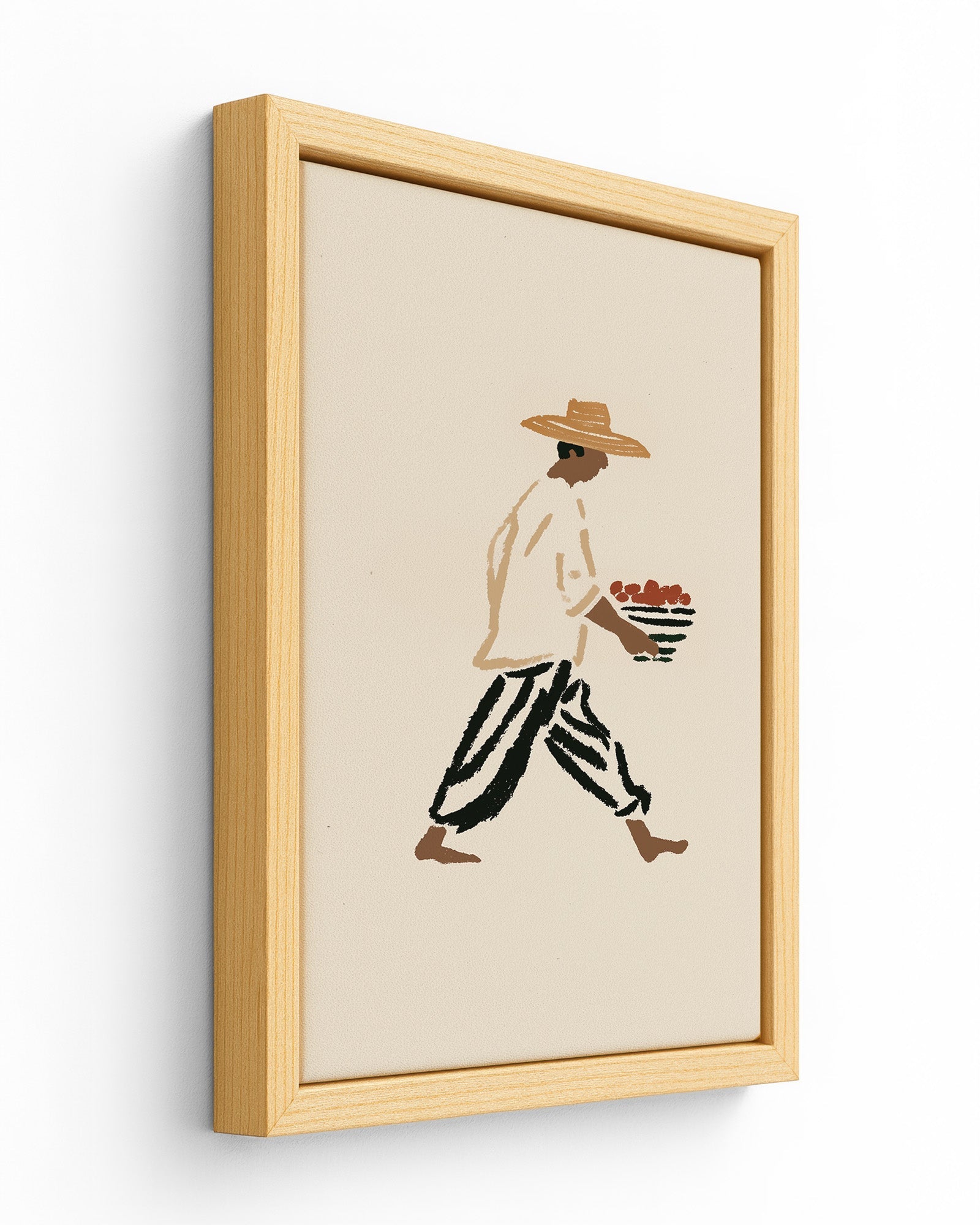 Market Bound - Wood Framed Canvas